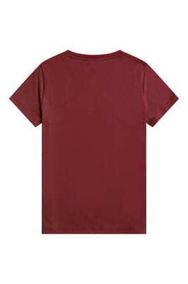 Regional Men's London T-Shirt Cotton Sun Protection Breathable Casual Tee Burgundy