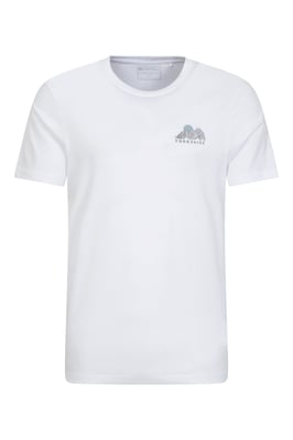 Regional Men's Yorkshire T-Shirt Breathable Casual Everyday Tee White