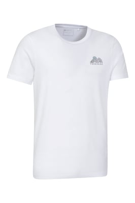 Regional Men's Yorkshire T-Shirt Breathable Casual Everyday Tee White