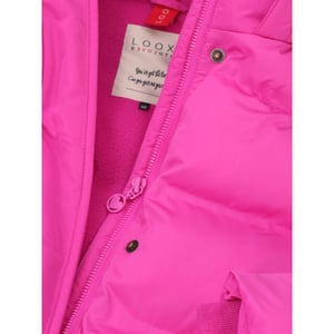 Looxs Revolution Little winterjas candy pink voor meisjes in de kleur
