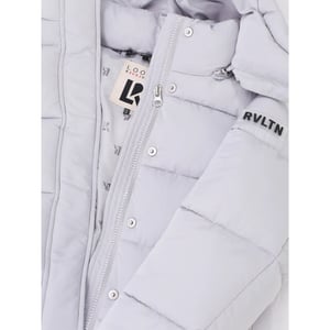 Looxs Revolution Bomber met capuchon ice grey voor meisjes in de kleur