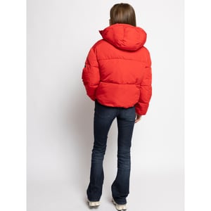 Looxs Revolution Bomber hooded winterjas chili red voor meisjes in de kleur