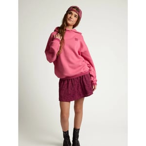 Looxs Revolution Hoody pink oversized voor meisjes in de kleur