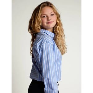 Looxs Revolution Blouse ice blue gestreept voor meisjes in de kleur