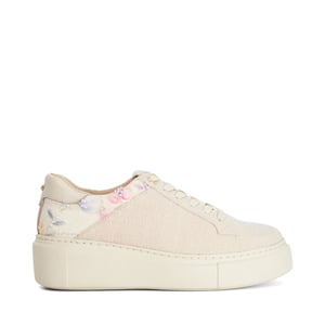 Dune Ladies Evienne - Leather Lace-Up Chunky Trainers