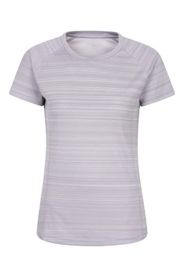 'Endurance' Women's Striped Tee Sun Protection Everyday Gym T-Shirt