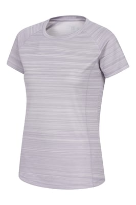'Endurance' Women's Striped Tee Sun Protection Everyday Gym T-Shirt