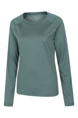 'Endurance' Women's Top Sun Protection Breathable Sports Tee Olive