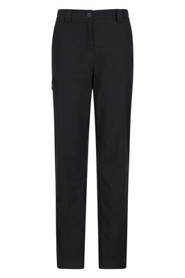 'Winter Hiker' Women's Stretch Trousers Warm Lightweight Quick Dry Outdoor Pants Black