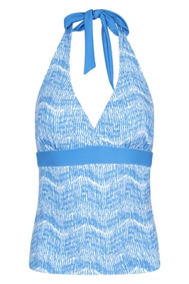 'Ocean Notion' Women's Tankini Quick Drying Chlorine Resistant Swimwear Medium Blue