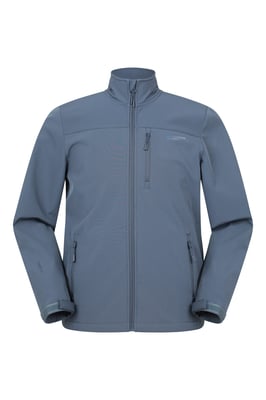 'Grasmere' Men's Softshell Jacket Water Resistant Everyday Activewear Blue