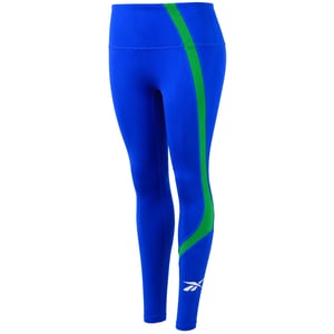Reebok WOR Big Logo Womens Blue Leggings