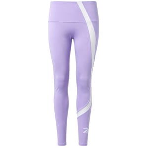Reebok WOR Big Logo Womens Purple Leggings