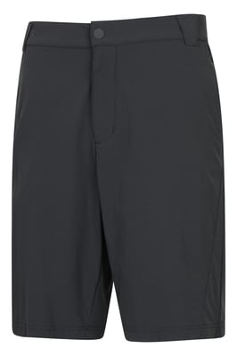 'Wander' Men's Packaway Shorts Quick Drying UV50 Protection Travel Short Pants Black