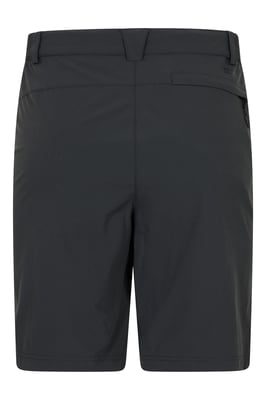'Wander' Men's Packaway Shorts Quick Drying UV50 Protection Travel Short Pants Black