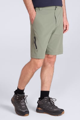 'Wander' Men's Packaway Shorts Quick Drying UV50 Protection Travel Short Pants Olive