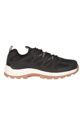 'Highline II' Mens Walking Shoes Breathable EVA Cushioned Suede Mesh Upper Black