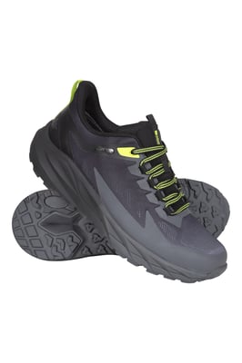 'Andes' Men's Waterproof Active Shoes Flexible Sole Walking Outdoor Footwear Black