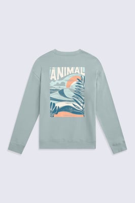 'Jonah' Men's Padstow Regional Sweatshirt Cotton Casual Comfy Pullover Green