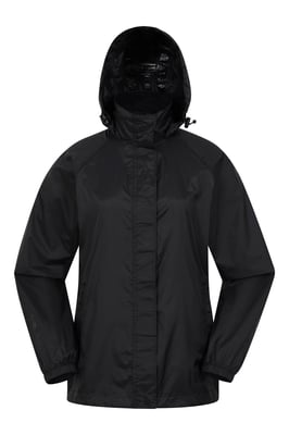 'Pakka' Women's Waterproof Jacket and Overtrouser Set Lightweight Outdoor Outfit Black