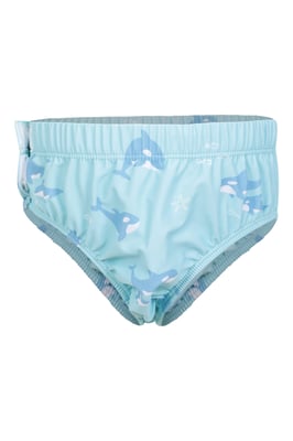 Baby Swim Nappy with Elastic Waistband Kids Beach Swimwear Blue