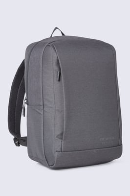 'Travel' Wander Laptop Bag Adjustable Cross-Body Strap With Secure Zipped Closure Charcoal