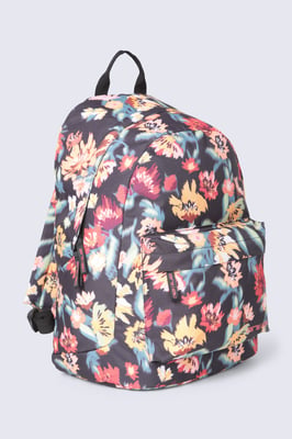 Printed Classic Rucksack Spacious Comfy Adjustable Strap Heavy Duty Backpack Multicolour