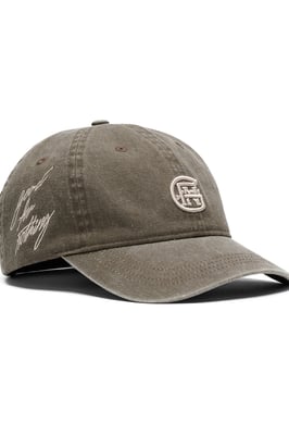 Fawn Monogram Washed Cotton Cap