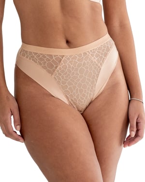 99503 Pour Moi Geo Sculpt High Leg Brief -