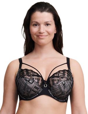 C21S10 Chantelle Graphic Support Full Cup Bra -
