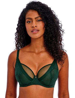Freya Tailored High Apex Plunge Bra - Deep Emerald