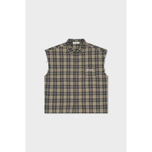 Equalité Flannel tank shirt army