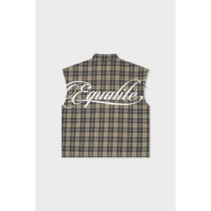 Equalité Flannel tank shirt army