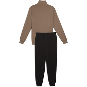 Men's Puma Sweat Suit Fleece Tracksuit in Totally Taupe