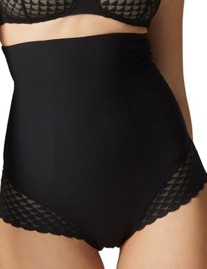 Simone Perele Subtile High Rise Brief - Black