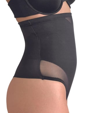 Miraclesuit Sexy Sheer High Waist Thong - Black