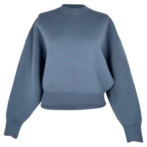 Acne Studios Knitted Sweater in Blue Polyester