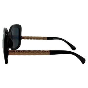 Chanel CH5370 Sunglasses Oversized Square Frame in Black Acetate
