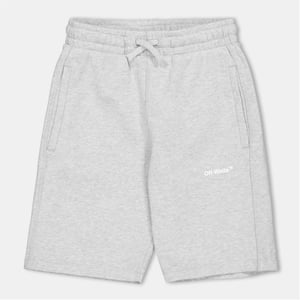 Boys Off White Monster Lettering Bermuda Shorts in Grey Multi