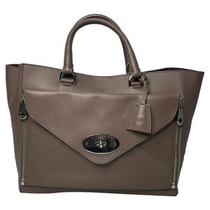 Mulberry Willow Tote in Brown Leather