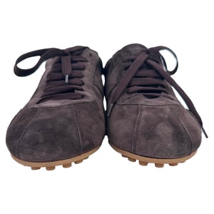 Tod's Low Top Sneakers in Brown Suede