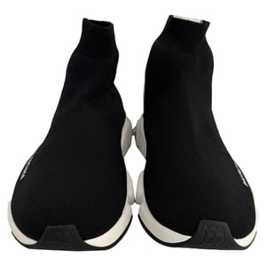 Balenciaga Speed Trainer Shoes in Black Polyester