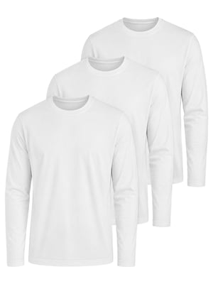 Kruze | Mens Long Sleeve T-Shirts 3 Pack