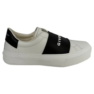 Givenchy City Court Slip-On Sneakers in White Leather