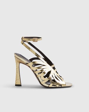River Island Womens Heels Gold Butterfly Terry De Havilland Shoes