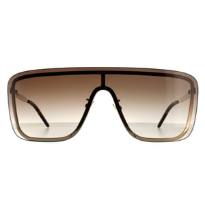 Saint Laurent zonnebril SL 364 Mask 006 Gold Brown Gradiënt