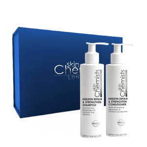 skinChemists Keratin Hair Essential Duo Set for Damage Repair, Strengthening
