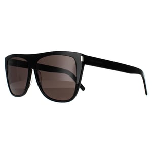 Saint Laurent zonnebril SL 1 Slim 001 Zwart grijze rook