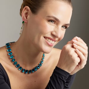 Luxenter Ankek halsketting in 18k geelgouden afwerking