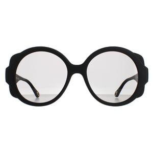 Chloe Round Womens Matte Black Grey CH0120S